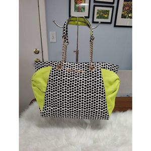 Betsey Johnson Extra Large Green Bow Shoulder Bag